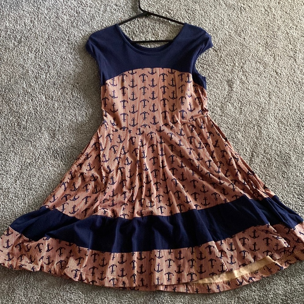 Effie’s Heart size large nautical dress with pockets